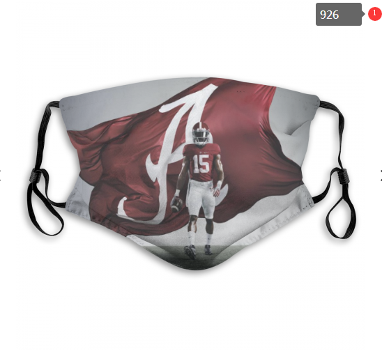 NCAA Alabama Crimson Tide #12 Dust mask with filter